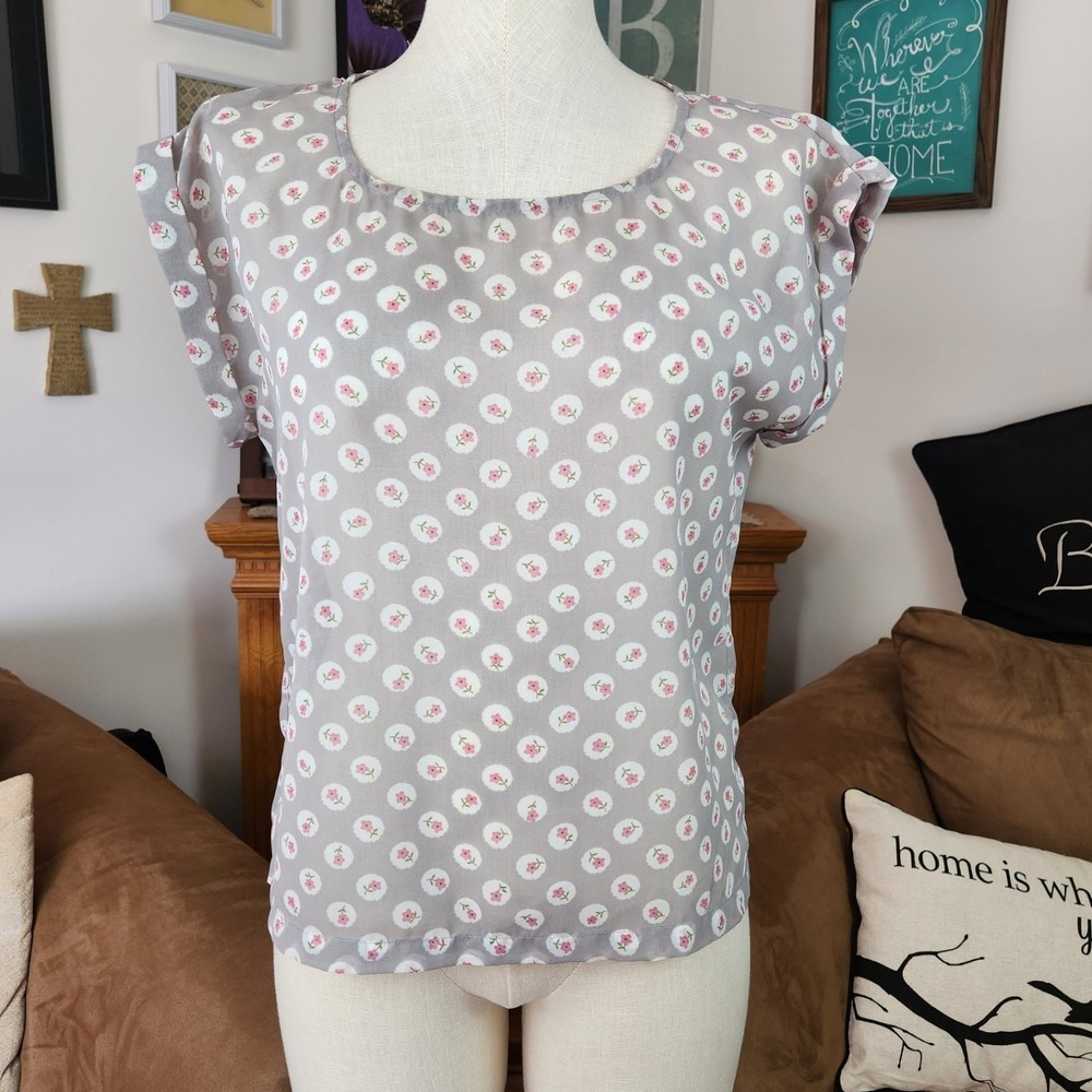 Modbe Semi Sheer Top Size S